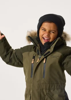 Clearance Swedemount Hafjell Winter Overall JR Dk Olive/Olive