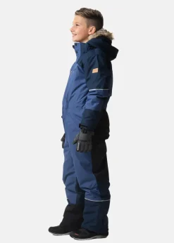 Clearance Swedemount Hafjell Winter Overall JR Navy/Steel Blue