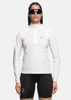 Hot Dählie Half Zip Elite Wmn Brilliant White