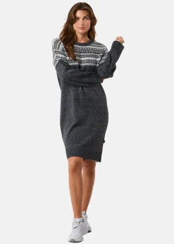 Online Seaside Hampton Knit Dress W Charcoal