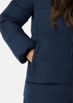 Seaside Hampton Puffy Parka W Dk. Navy