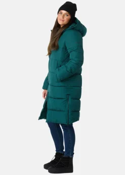 New Seaside Hampton Puffy Parka W Emerald Green