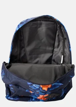 Hot Blount & Pool Hawaii Backpack Navy Orange Flower