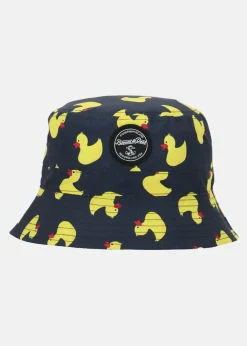 Discount Blount & Pool Hawaii Bucket Hat Navy Yellow Duck