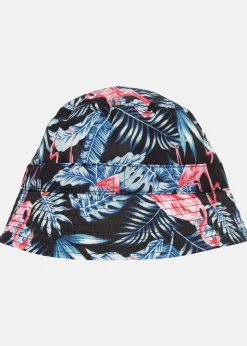 Discount Blount & Pool Hawaii Bucket Hat Black Flamingo Leaf