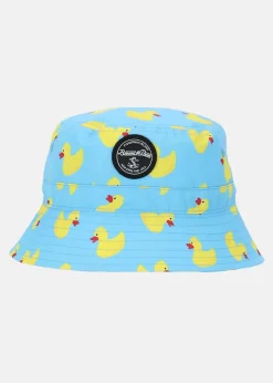 Blount & Pool Hawaii Bucket Hat JR Blue Yellow Duck