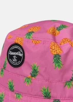 Best Blount & Pool Hawaii Bucket Hat JR Pink Pineapple