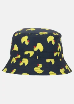Hot Blount & Pool Hawaii Bucket Hat JR Navy Yellow Duck