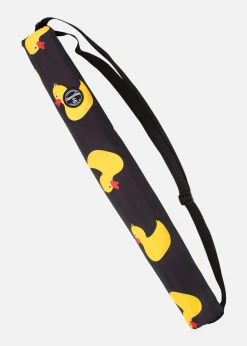 Hot Blount & Pool Hawaii Drink Cooler Black Yellow Duck