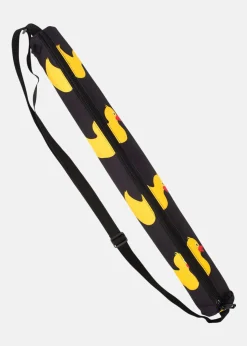 Hot Blount & Pool Hawaii Drink Cooler Black Yellow Duck