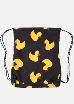 Clearance Blount & Pool Hawaii Gym Bag Black Yellow Duck