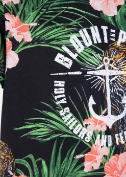 Sale Blount & Pool Hawaii Tee JR Black Tiger