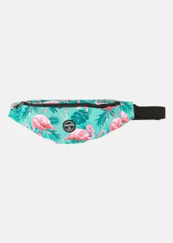 Hot Blount & Pool Hawaii Waistbag Turquoise Flamingo