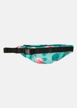 Hot Blount & Pool Hawaii Waistbag Turquoise Flamingo