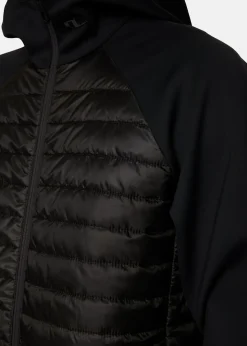 New J.lindeberg Hayden Quilt Hybrid Hood Black