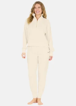 Hot Athlecia Hecey W Half zip Whisper White