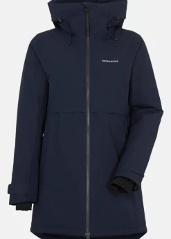 Sale Didriksons HELLE WNS PARKA 6 Dark Night Blue