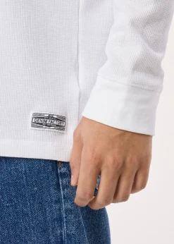 Sale Denim Factory Henley Shirt White