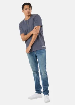 Denim Factory Henley Tee Navy