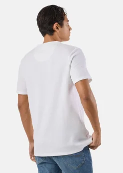 Sale Denim Factory Henley Tee White