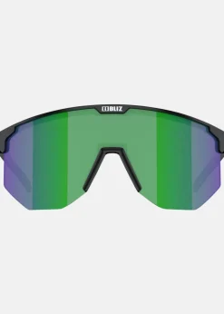 Online Bliz Active Hero Matt Black / Brown w Green Multi