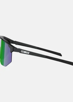 Online Bliz Active Hero Matt Black / Brown w Green Multi