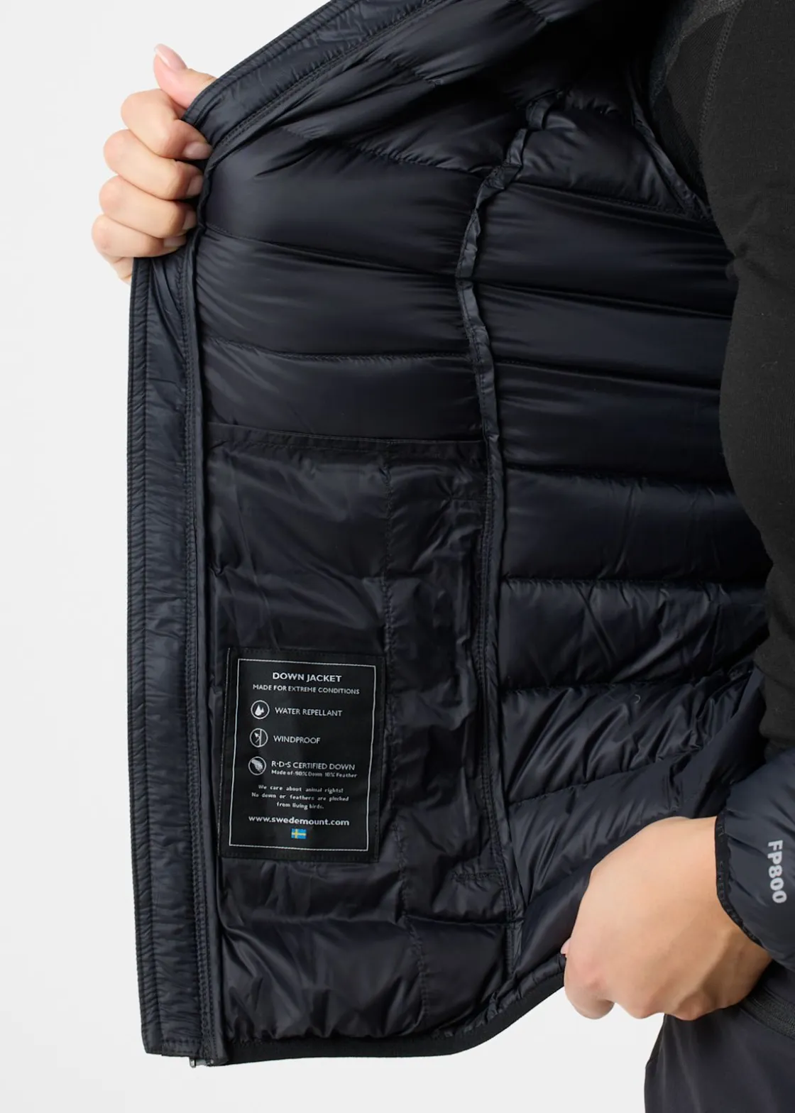 Clearance Swedemount Himalaya Hood Down Jacket W Black