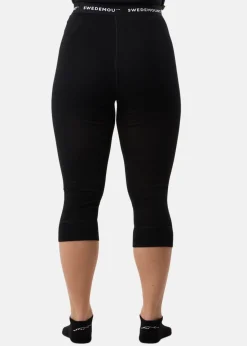 Discount Swedemount Himalaya Merino Wool 3/4 Pants W Black