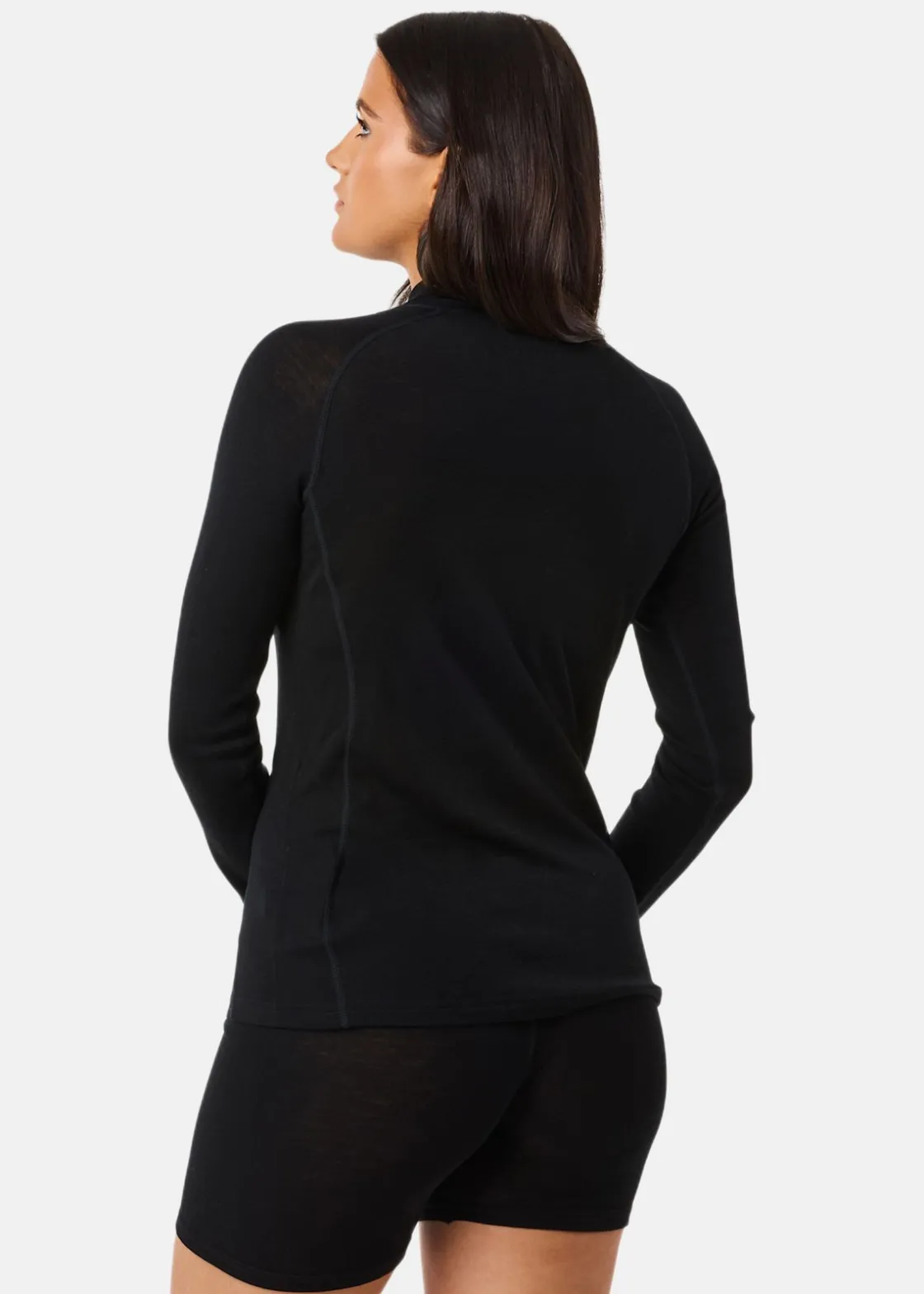 Swedemount Himalaya Merino Wool Halfzip W Black