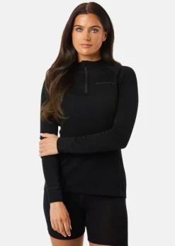 Swedemount Himalaya Merino Wool Halfzip W Black
