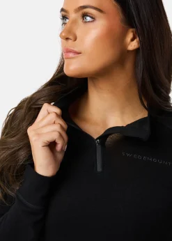 Swedemount Himalaya Merino Wool Halfzip W Black