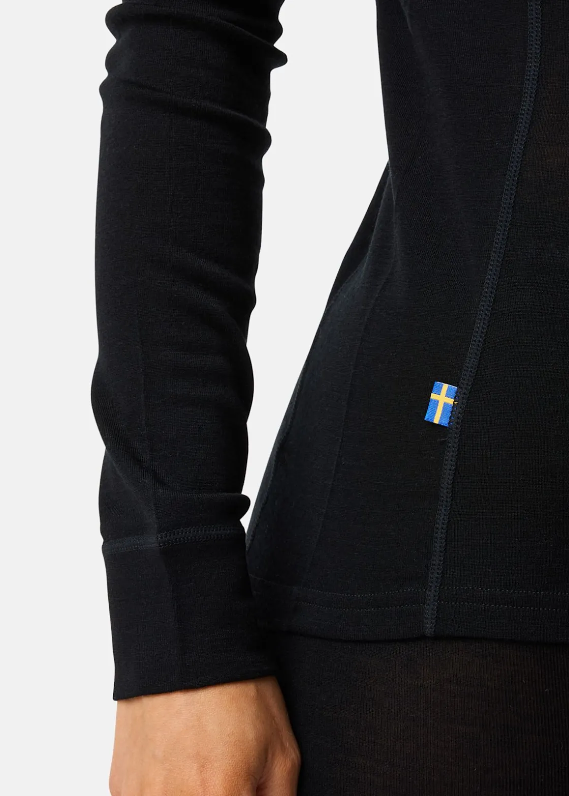 Swedemount Himalaya Merino Wool Halfzip W Black