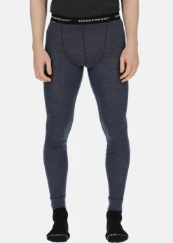 Outlet Swedemount Himalaya Merino Wool Pants Navy Melange