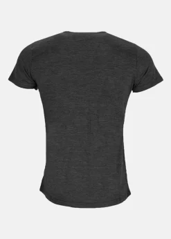 Hot Swedemount Himalaya Merino Wool Tee Charcoal Melange