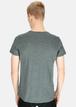 Online Swedemount Himalaya Merino Wool Tee Olive Melange