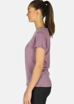 Discount Swedemount Himalaya Merino Wool Tee W Dusty Rose Melange