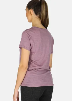 Discount Swedemount Himalaya Merino Wool Tee W Dusty Rose Melange