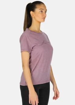 Discount Swedemount Himalaya Merino Wool Tee W Dusty Rose Melange