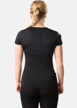 Best Swedemount Himalaya Merino Wool Tee W Black