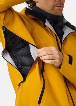Sale Swedemount Himalaya Shell Jacket II Mustard Yellow