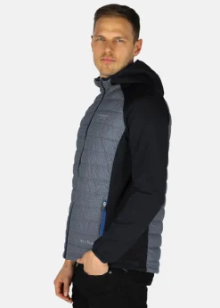 Hot Swedemount Hooded Hybrid Jacket Navy Melange/Dk Navy