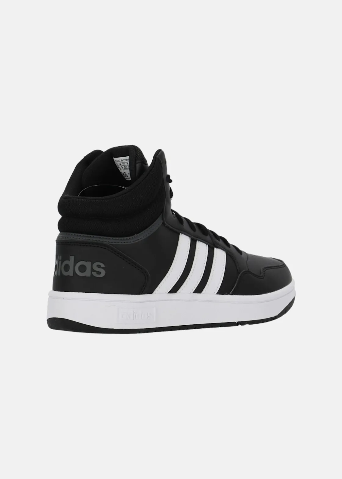 Outlet Adidas HOOPS 3.0 MID CBLACK/FTWWHT/GRESIX