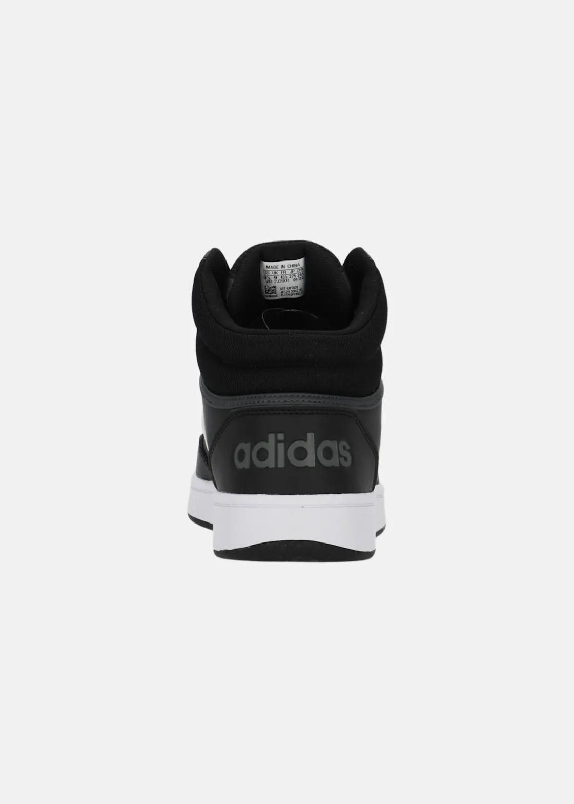 Outlet Adidas HOOPS 3.0 MID CBLACK/FTWWHT/GRESIX