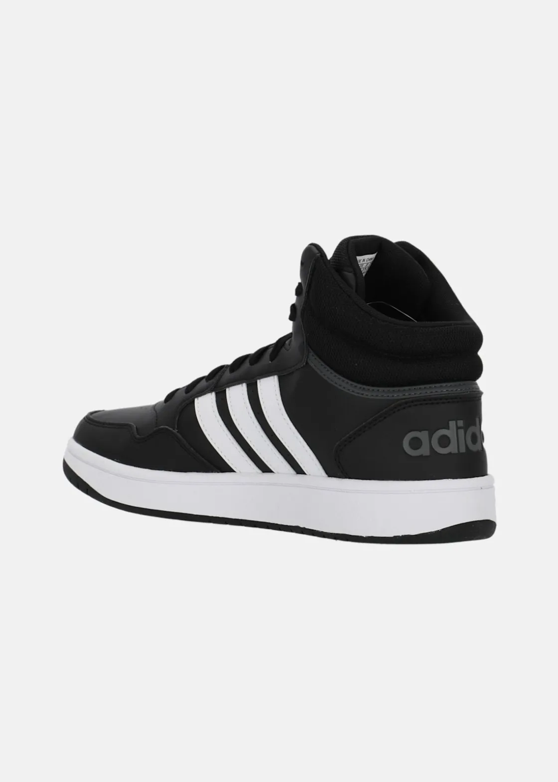 Outlet Adidas HOOPS 3.0 MID CBLACK/FTWWHT/GRESIX