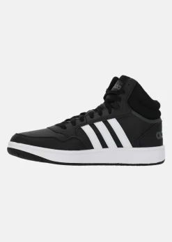 Outlet Adidas HOOPS 3.0 MID CBLACK/FTWWHT/GRESIX