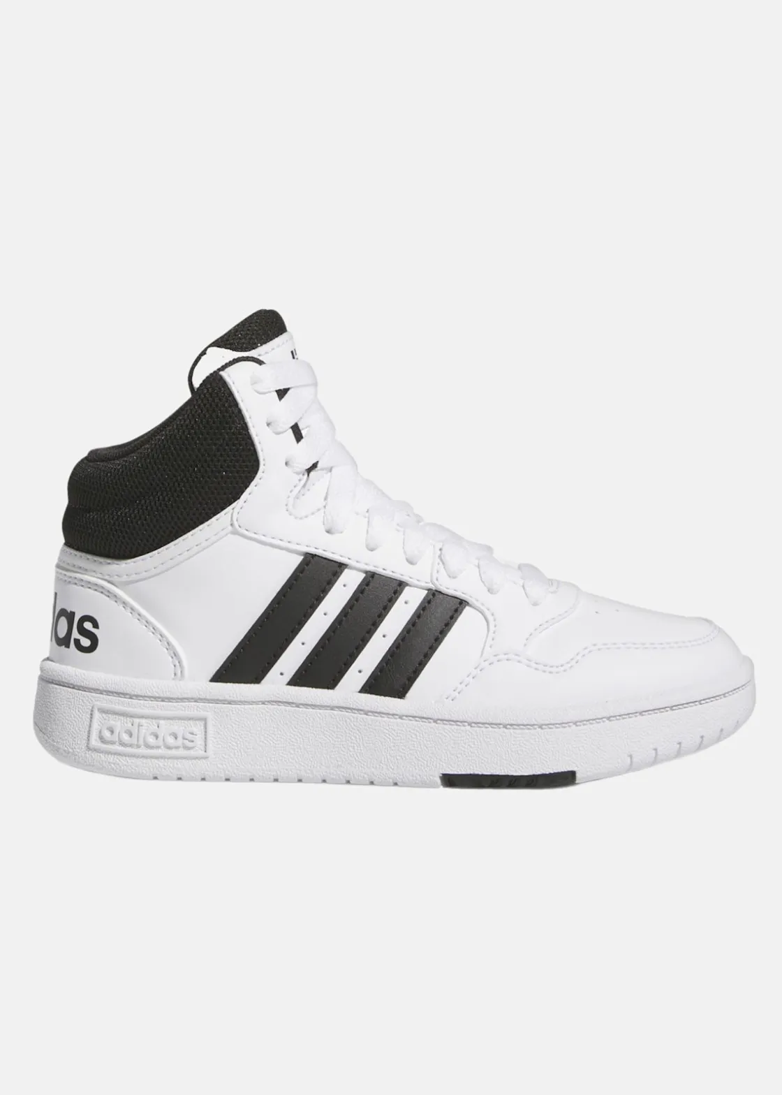 Sale Adidas HOOPS 3.0 MID K FTWWHT/CBLACK/CBLACK