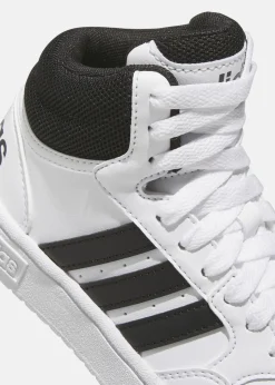 Sale Adidas HOOPS 3.0 MID K FTWWHT/CBLACK/CBLACK