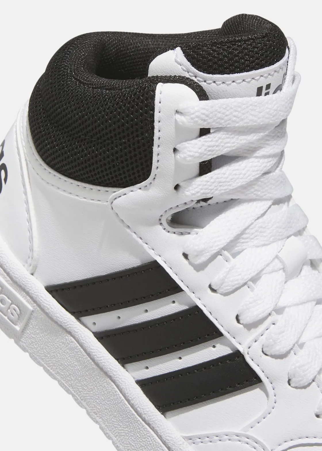 Sale Adidas HOOPS 3.0 MID K FTWWHT/CBLACK/CBLACK