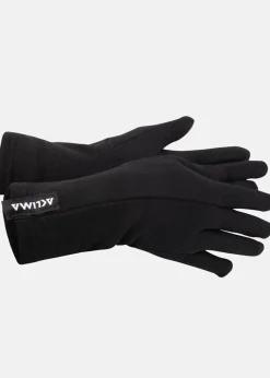 Aclima HotWool liner gloves Jet Black