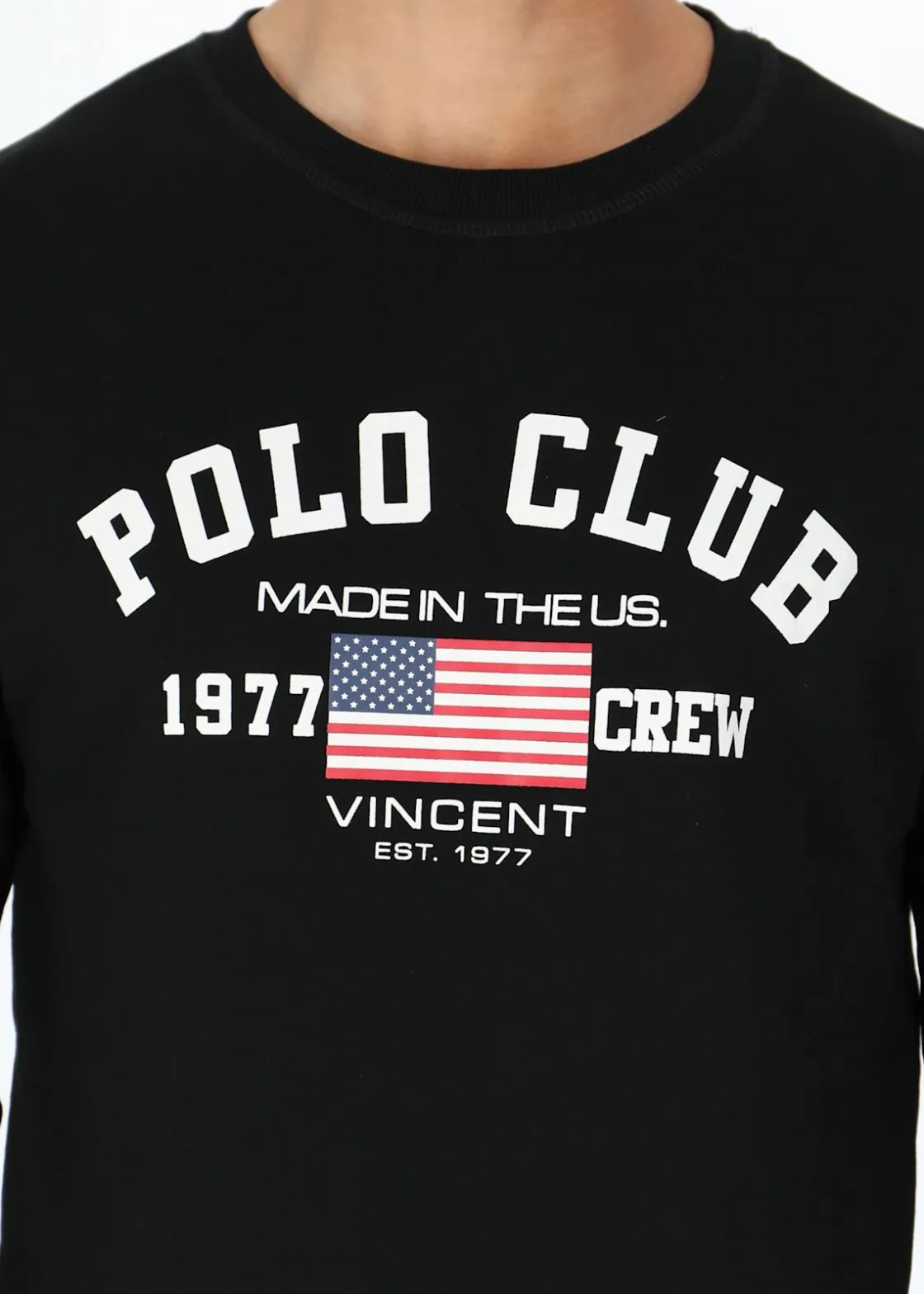 Sale Saint Vincent Houston Crew Black